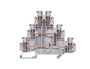 Złączka szynowa ochronna 3-piętrowa 2,5mm2 szara UT 2,5-PE/L/L 3214301 /50szt./