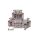 Złączka szynowa rozłączalna 4-przewodowa 4mm2 szara UTTB 4-TG 3044720