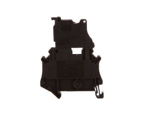Złączka szynowa z bezpiecznikiem 5x20 6,3A 2-przewodowa 4mm2 czarna UT 4-HESILED 60 3046126 /50szt./