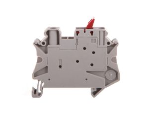 Złączka przelotowa 2-przewodowa z odłącznikiem nożowym 4mm2 szara UT 4-MTL KNIFE-RD 3046152 /50szt./