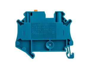 Złączka przelotowa 2-przewodowa z odłącznikiem nożowym 4mm2 niebieska UT 4-MT-P/P BU 3046265 /50szt./