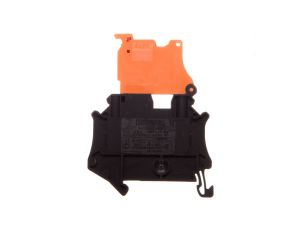 Złączka szynowa rozłączalna 2-przewodowa 4mm2 czarno-pomarańczowa UT 4-HEDI-P/P 3046252 /50szt./