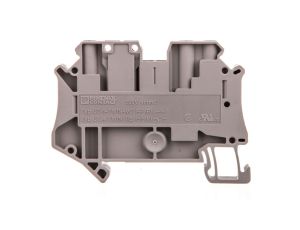 Złączka szynowa rozłączalna 3-przewodowa 4mm2 szara UT 4-TWIN-TG P/P 3046605 /50szt./