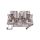 Złączka szynowa rozłączalna 4-przewodowa 4mm2 szara UT 4-QUATTRO-TG P/P 3064030 /50szt./