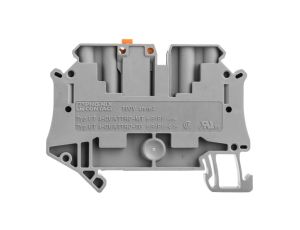 Złączka przelotowa 4-przewodowa z odłącznikiem nożowym 4mm2 szara UT 4-QUATTRO-MT P/P 3064056 /50szt./