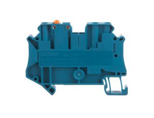 Złączka przelotowa 3-przewodowa z odłącznikiem nożowym 4mm2 niebieska UT 4-TWIN-MT P/P BU 3073021 /50szt./