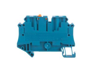 Złączka przelotowa 4-przewodowa z odłącznikiem nożowym 4mm2 niebieska UT 4-QUATTRO-MT BU 3073050 /50szt./