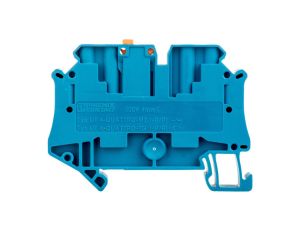 Złączka przelotowa 2-przewodowa z odłącznikiem nożowym 4mm2 niebieska UT 4-QUATTRO-MT P/P BU 3073063 /50szt./