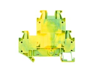 Złączka szynowa ochronna 2-piętrowa 2,5mm2 zielono-żółta Ex UTTB 2,5-PE /50szt./