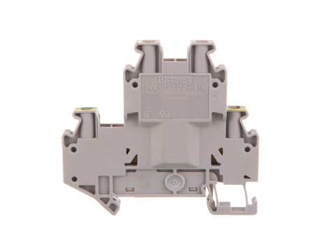 Złączka szynowa ochronna 2-piętrowa 2,5mm2 szara UTTB 2,5-PE/L 3044678 /50szt./