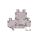 Złączka szynowa 2-piętrowa 2,5mm2 szara UTTB 2,5-BE 3046744 /50szt./
