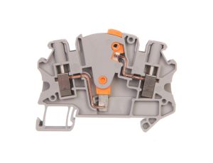 Złączka szynowa rozłączalna do przekładników pomiarowych 2-przewodowa 4mm2 szara UTME 4-P/P 3047453