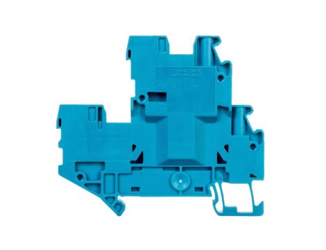 Złączka szynowa 2-piętrowa 2,5mm2 śrubowa/wtykowa niebieska Ex UTTB 2,5/2P BU 3060364 /50szt./