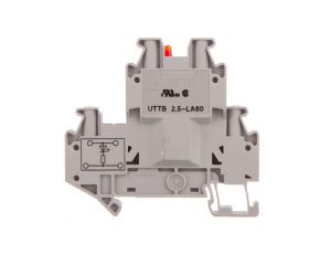 Złączka szynowa elementów kontrolnych 2-piętrowa 4-przewodowa 2,5mm2 szara UTTB 2,5-LA 60 R 3046702 /50szt./