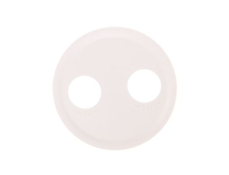 CELIANE Plakietka do gniazd TV-SAT biała 068297