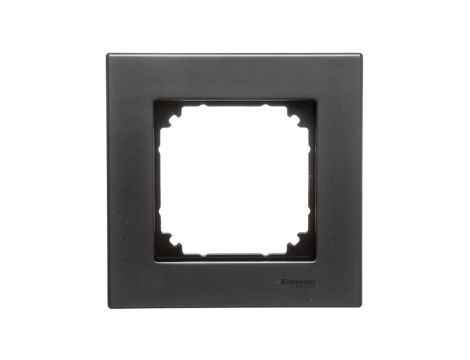 Merten M-Elegance Ramka pojedyncza metalowa szara MTN403114