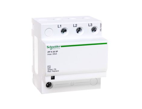 Ogranicznik przepięć iPF20 - 3 bieguny - 340 V A9L15597
