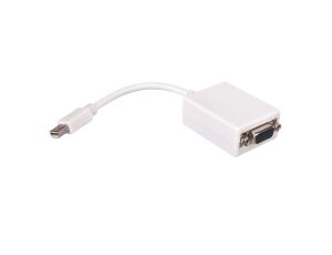 Kabel adapter miniDisplayPort 1.1a Typ miniDP/VGA, M/Ż biały 0,15m