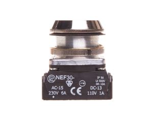 Przycisk sterowniczy 30mm czarny 1R z samopowrotem W0-NEF30-K Y S