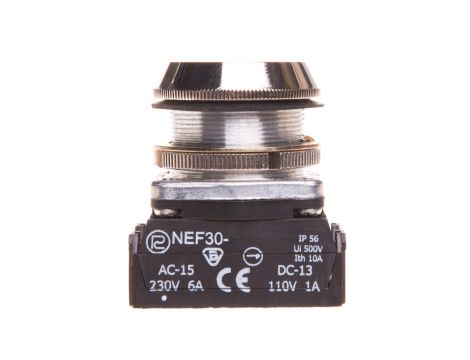 Przycisk sterowniczy 30mm czarny 1R z samopowrotem W0-NEF30-K Y S