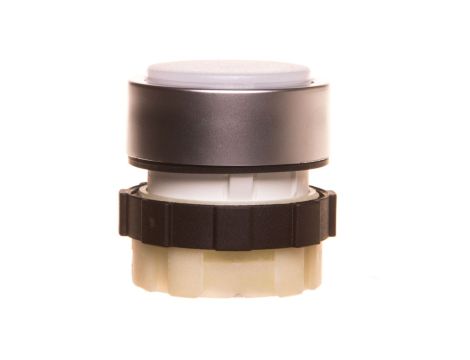 Przycisk biały podświetlany bistabilny IP67 22mm lampa max 1,9W IP67 BE-B3DL-WS-000000
