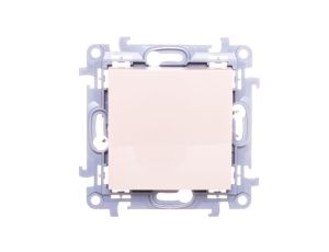 Simon 10 Przycisk pojedynczy kremowy CP1.01/41