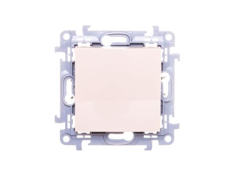 Simon 10 Przycisk pojedynczy kremowy CP1.01/41