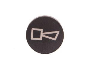Wkładka przycisku wystająca czarna /Symbol BUCZEK/ 22mm M22-XDH-S-X17 218228
