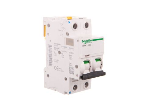 Wyłącznik nadprądowy 1P+N C 40A 6kA AC iC60N-C40-1N A9F04640