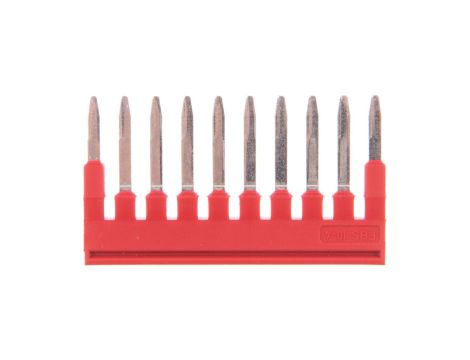 Mostek wtykany 10-biegunowy czerowny FBS 10-4 3030158 /10szt./