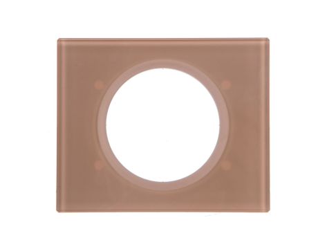 CELIANE Ramka pojedyncza szkło mokka 069461