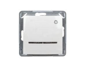 IMPRESJA Przycisk /światło/ z podświetleniem ecru ŁP-5YS/m/27