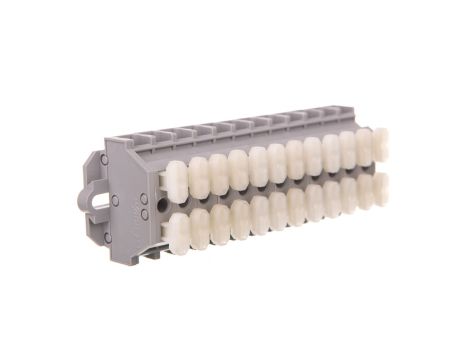 Listwa zaciskowa 2-przewodowa 2,5mm2 12-torowa szara mocowanie śrubowe 261-432/341-000 /25szt./