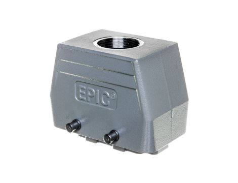 Zestaw kompletny 10P+PE stykowy męski /obudowa wtyczki + wkład/ EPIC KIT H-BE 10 SS TG M25 75009640