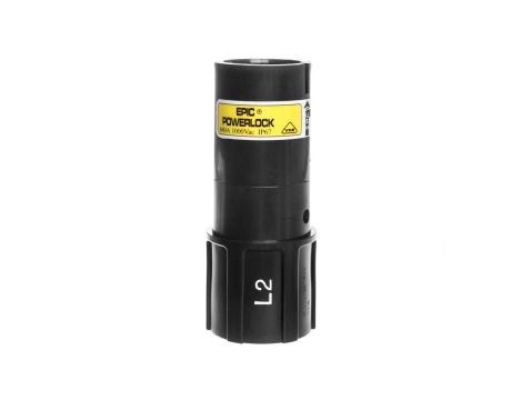 Obudowa gniazda przenośna EPIC POWERLOCK D6 C L2 czarna M40 44420219