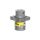 Obudowa gniazda pulpitowa EPIC POWERLOCK A6 C L3 szara BP M12 44420230