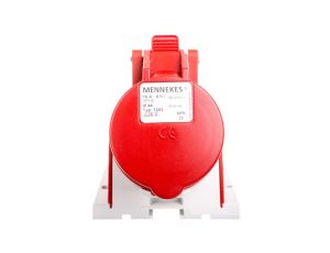 Gniazdo naścienne 1-częściowe 16A 4p 6h 400V IP44 zaciski bezśrubowe MEN1343