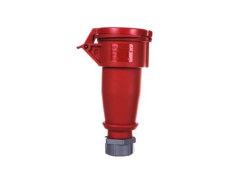 Gniazdo przenośne 1-częściowe 16A 5p 6h 400V IP44 AM-TOP zaciski śrubowe MEN5