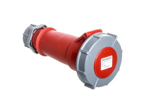 Gniazdo przenośne 1-częściowe 32A 4p 6h 400V IP67 AM-TOP zaciski śrubowe MEN556