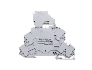 Złączka dwupiętrowa bezpiecznikowa z uchylną podstawką bezpiecznika 2002-2612 /25szt./