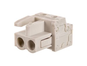 Gniazdo MCS-MIDI Classic 2-biegunowe jasnoszare raster 5mm 722-132
