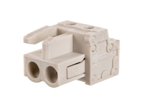 Gniazdo MCS-MIDI Classic 2-biegunowe jasnoszare raster 5mm 722-132