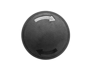Napęd przycisku grzybkowego 40mm czarny bez samopowrotu obrotowy bez adaptera LPCB6342