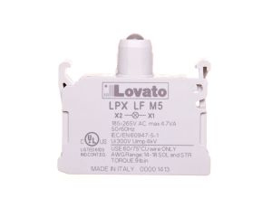 Oprawka z LED żółta 185-265V AC światło migająceC LPXLFM5