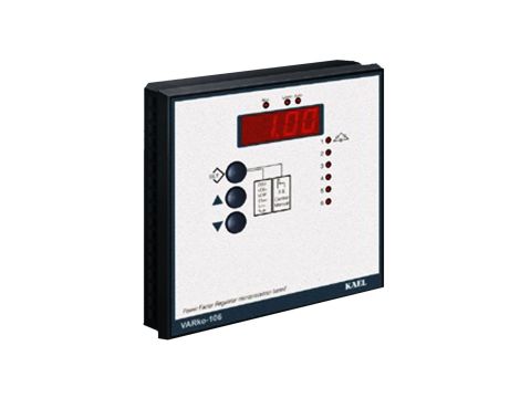 Mikroprocesorowy regulator współczynnika mocy biernej MR VARKO-106