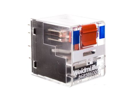 Przekaźnik przemysłowy 2P 12A 24V DC złącze wtykowe RCM270024 8689860000