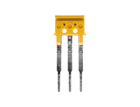 Mostek poprzeczny 3-torowy, raster 3,5mm żółty ZQV 1.5/3 1776130000 /60szt./