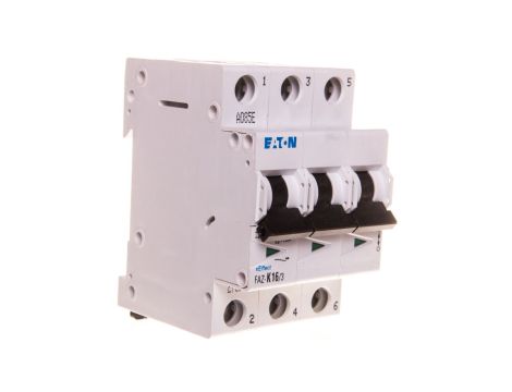 Wyłącznik nadprądowy 3P K 16A 15kA AC FAZ K16/3 278911