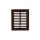 Kratka 110x140mm brązowa WPMV110BR