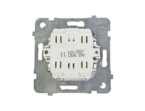 AS Łącznik podwójny z podświetleniem biały ŁP-11GS/m/00